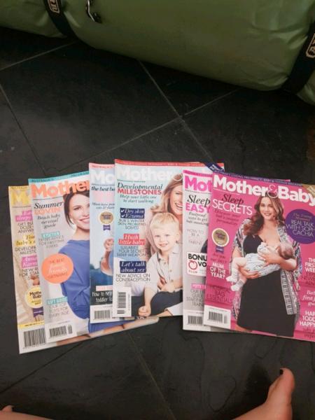 Pregnancy magazines and books