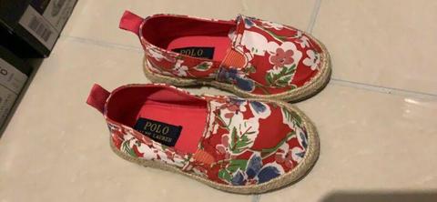 Ralph Lauren Coral mini floral beakon Toddler shoes