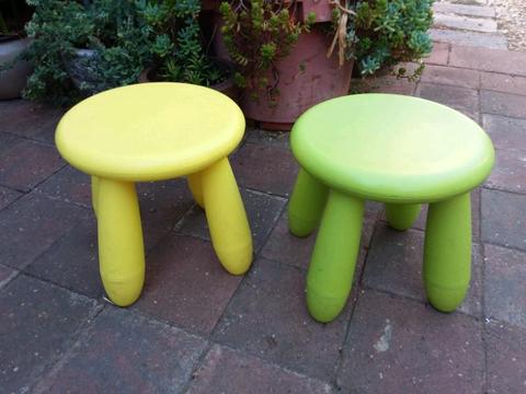 Ikea children's stools chairs