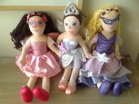 The Fairies Dolls, Medium 35cm ($10 each or all 5 for $30)