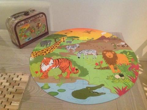 Timeless & Round Wild Animal Puzzle (As New)
