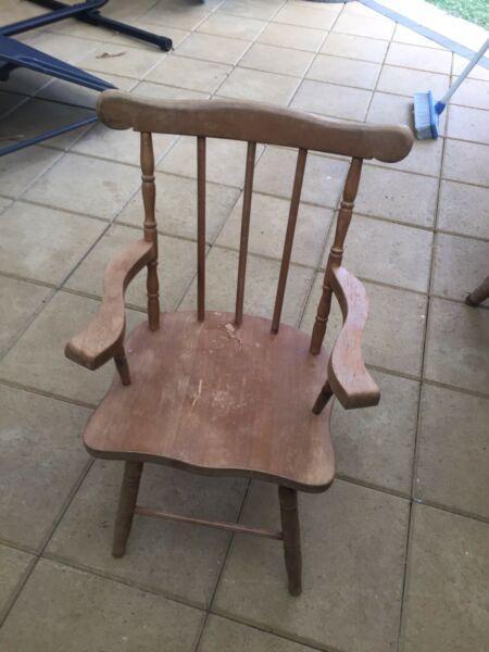 Antique children's chair