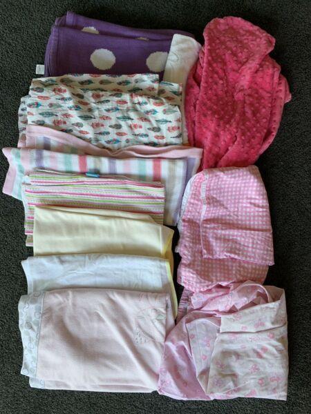 Baby blankets, sheets, covers