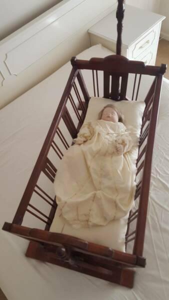 China Baby Doll with cradle
