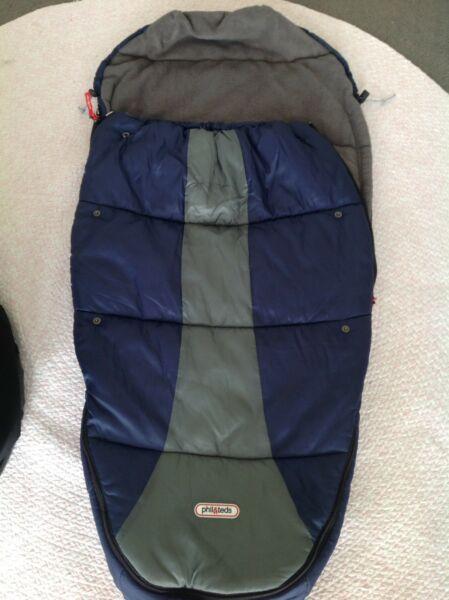 Phil and Ted pram sleeping bag - steelcraft compatible
