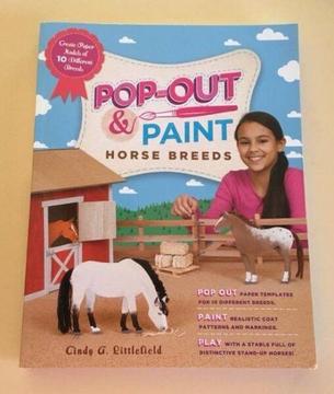 Pop Out & Paint Horse Book (as new)