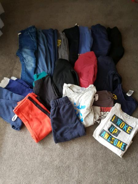 2x lots of boys clothes all sizes 2 and 3