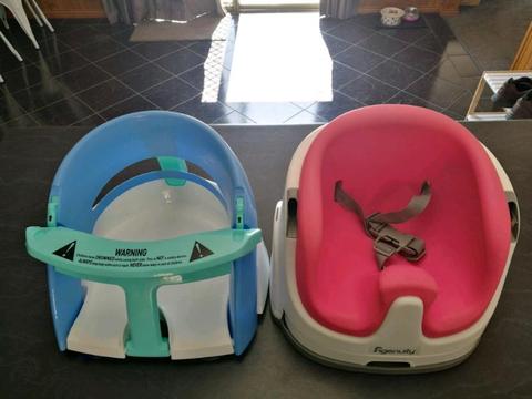 Baby Child Bath Seat and Bumbo Style Seat