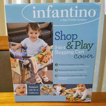 BRAND NEW Infantino Shop & Play 3-in-1 Shopping Cart Cover