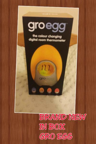 BRAND NEW IN BOX Gro Egg Digital Nursery Thermometer RRP $49.99