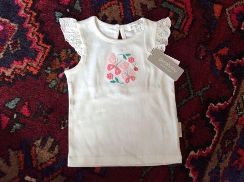 New Pure Baby 00 frilly top