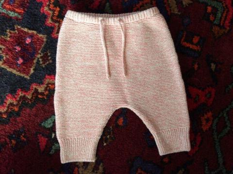 New Seed 0000 baby girl knit pants