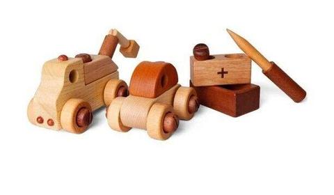 Soopsori Wooden Tool Kit Car Toy
