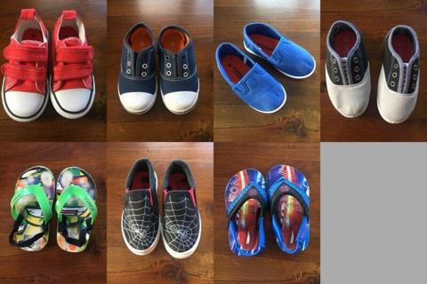 Boys shoes bundle (7 pairs) size 6, 7 & 8