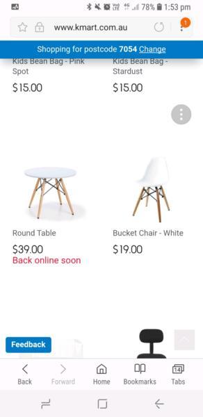 Wanted: Wanted table and chairs