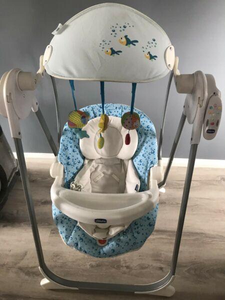 Chicco brand baby swing