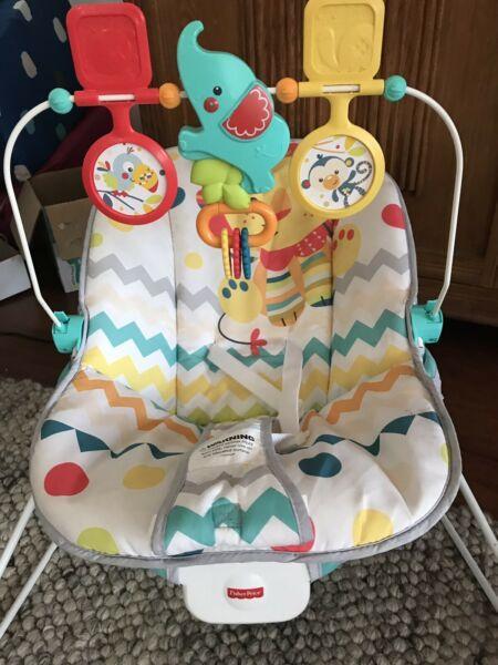 Fisher price baby bouncer - used for 1 child only