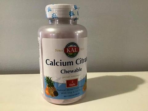 calcium chewable tablets brand new still sealed