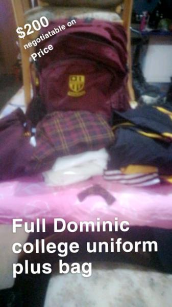 full dominic college uniform