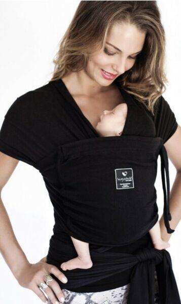 Hug a Bub Wrap Carrier - Black