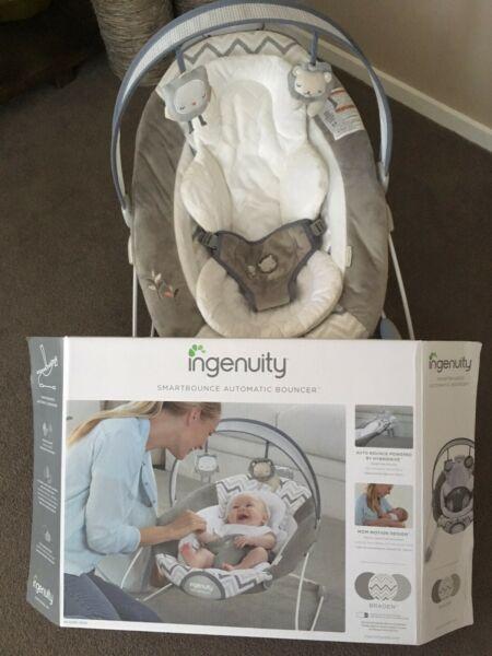 Ingenuity smart bounce automatic bouncer