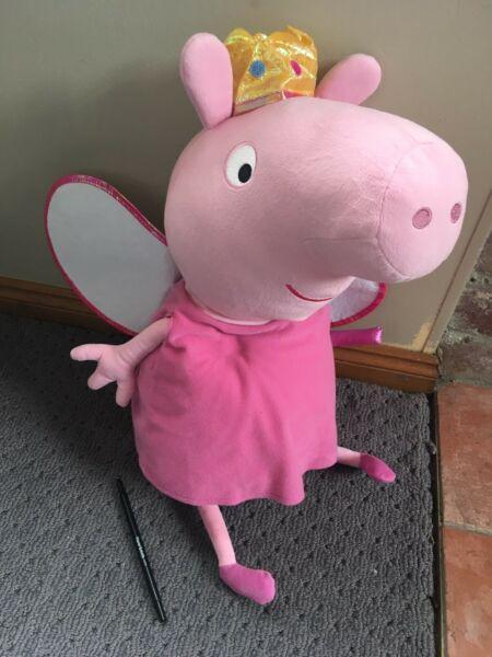 Large Peppa Pig Fairy soft toy