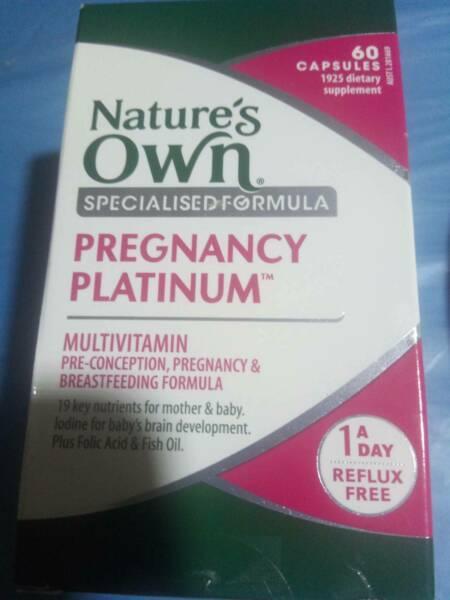 Natures Own Pregnancy Platinum 60 capsules