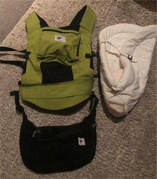 Ergo Baby Performance Carrier - Plus Cargo Pouch & Infant Insert