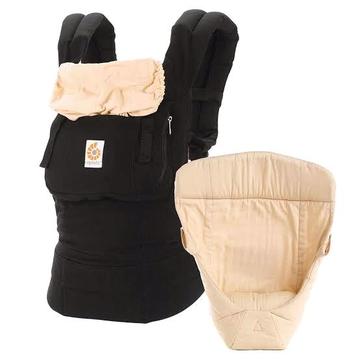 Ergobaby baby pouch carrier with hood and insert
