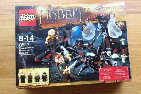 Lego The Hobbit Escape from Mirkwood Spiders