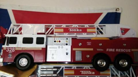Large toy fire engine