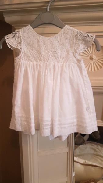 Baby lace and spot dress 00