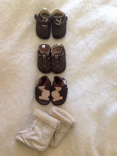 BOBUX & Tip Toey Joey Eco-leather Baby Shoes BONUS!