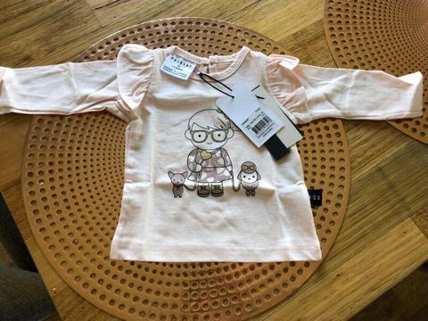 Brand New Huxbaby BFF Long Sleeve Top Size 3-6 Months