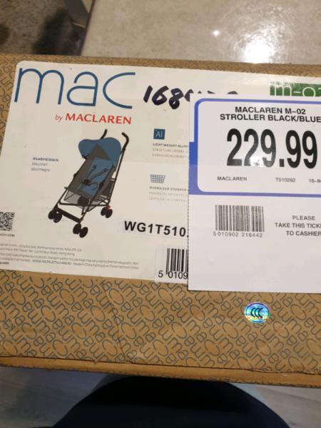 Maclaren Mac Stroller Brand New