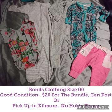 bonds baby girl bundles , zippys, leggings, romper, sleeping bag