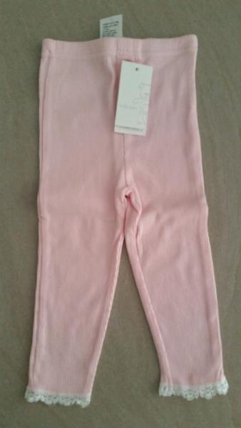 Brand New Baby Girls Pink Pants - Size 00