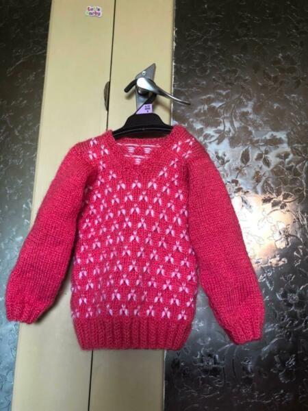 Brand new handmade sweaters for kids 0-2yrs of age