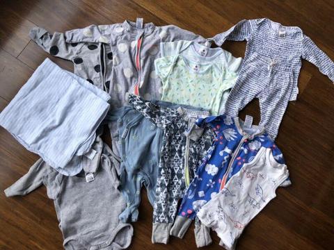 Baby Bundle purebaby, Bonds, Country road - all for $25