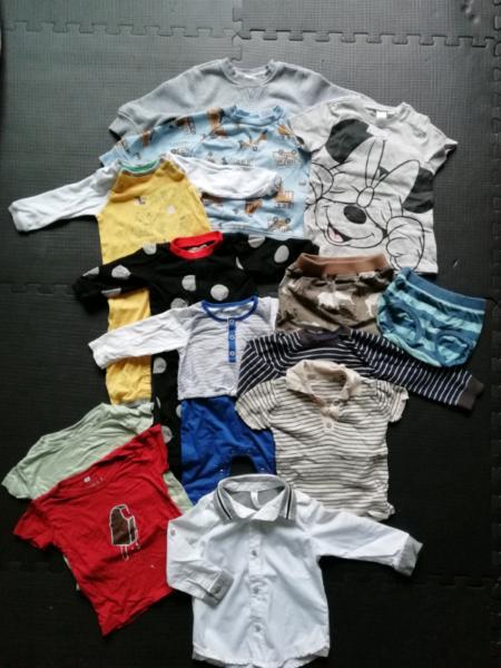 Baby Boy Clothes Bundle Size 1 - Purebaby, H&M, etc