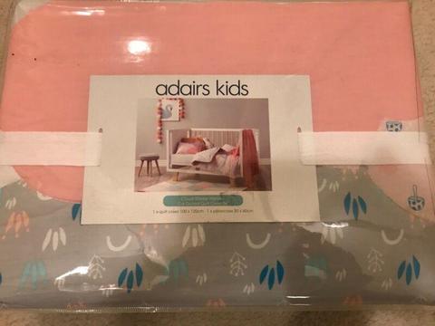 Adairs Kids AK Cloud Winter Harvest Quilted Multi Cot Quilt Cover