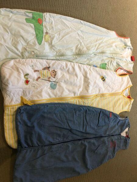Grobag baby sleeping bags x 3 (price includes all 3)