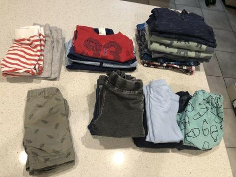 Twin Boy clothing bundle - 34 items - EUC - from 6-12mnth to size 2