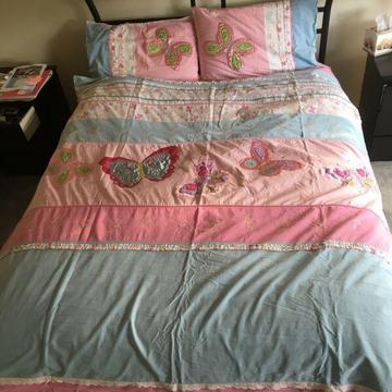 Girls quilt cover set Adairs single bed