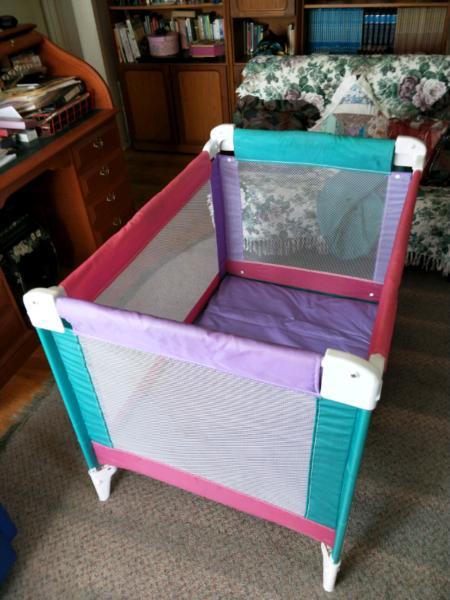Babyco portable folding cot