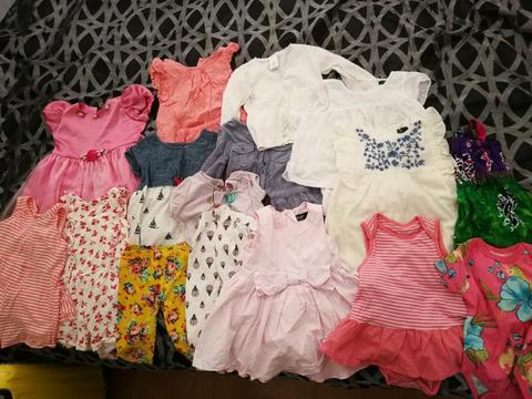 Size 1 baby girl clothes bundle