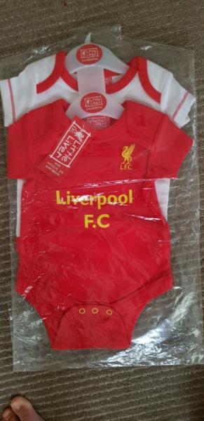 BNWT Liverpool baby bodysuits 3-6m