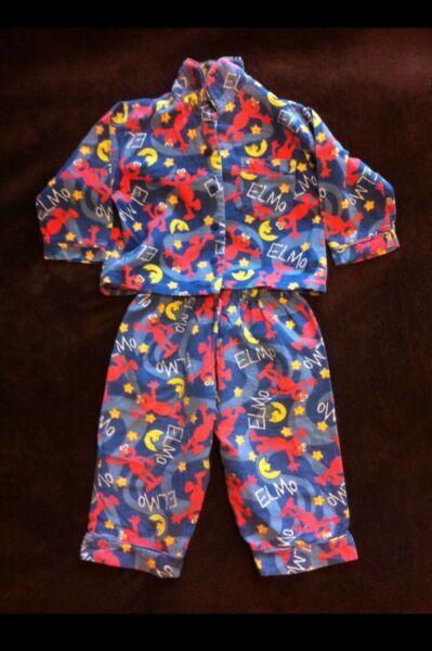 Sleepwear SESAME Street BABY PYJAMA Long flannelette Size 1