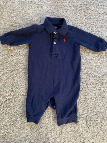Ralph Lauren Polo Baby onesie size 000