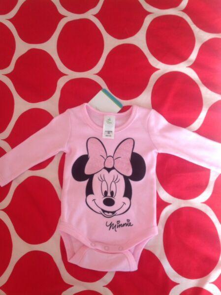 Minnie Mouse size 000 bodysuit. Brand new